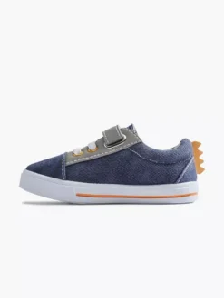 Blauwe Canvas Sneaker Krokodil -Schoenen Verkoop 2033654 H2