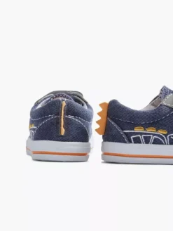 Blauwe Canvas Sneaker Krokodil -Schoenen Verkoop 2033654 H4