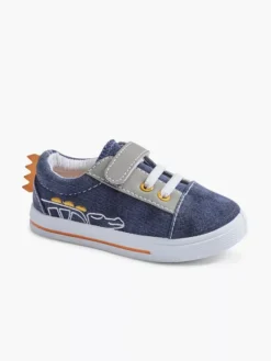 Blauwe Canvas Sneaker Krokodil -Schoenen Verkoop 2033654 H6
