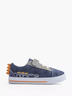 Blauwe Canvas Sneaker Krokodil -Schoenen Verkoop 2033654 HL1