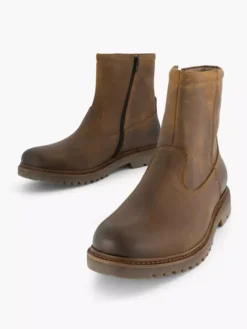 Bruine Leren Boot -Schoenen Verkoop 2110845 H5