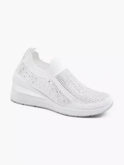 Witte Instapper Steentjes -Schoenen Verkoop 2170823 H6