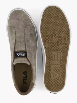 Fila Licht Beige Canvas Instapper -Schoenen Verkoop 2172963 H3