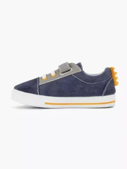 Blauwe Canvas Sneaker Krokodil -Schoenen Verkoop 2173022 H2