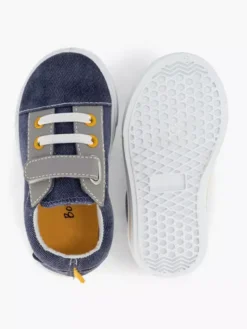 Blauwe Canvas Sneaker Krokodil -Schoenen Verkoop 2173022 H3