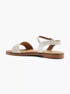 Witte Sandaal Gevlochten -Schoenen Verkoop 2178750 H3