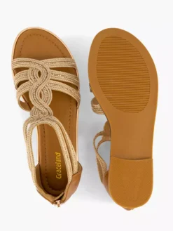 Bruine Sandaal Steentjes -Schoenen Verkoop 2178939 H5