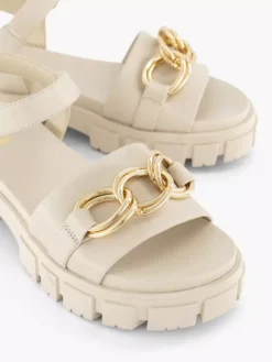 Beige Chunky Sandaal Sierketting -Schoenen Verkoop 2179775 H5