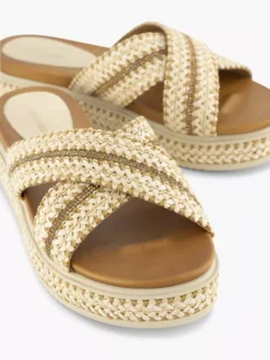 Beige Platform Sneaker -Schoenen Verkoop 2180807 H3