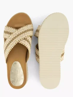 Beige Platform Sneaker -Schoenen Verkoop 2180807 H5