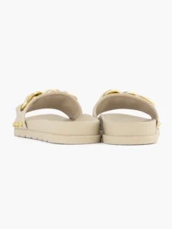 Beige Slipper Sierketting -Schoenen Verkoop 2180861 H4
