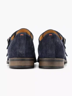 Blauwe Suéde Instapper Gespen -Schoenen Verkoop 2191545 H4