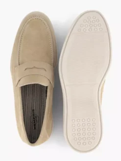Beige Suéde Instapper -Schoenen Verkoop 2191745 H3