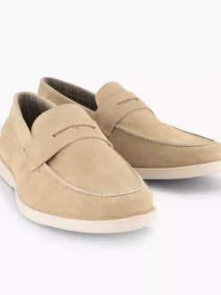 Beige Suéde Instapper -Schoenen Verkoop 2191745 H5