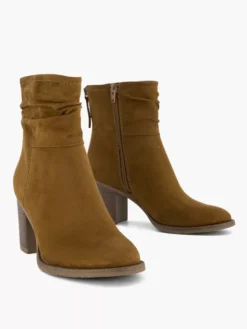 Bruine Enkellaars Hak -Schoenen Verkoop 2240145 H5